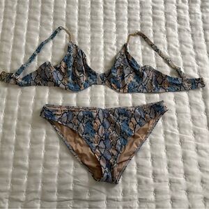 Target Snakeskin Bikini Set